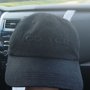 Coach Black Cap